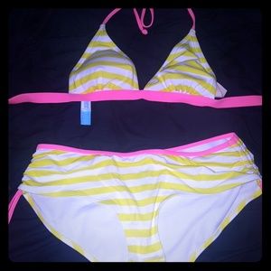 Pink brand bikini Medium Top, Large Bottom